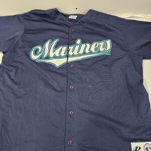 Vintage 2001 MLB Dynasty Seattle Mariners Jersey Sasaki #22 Size 2XL EUC